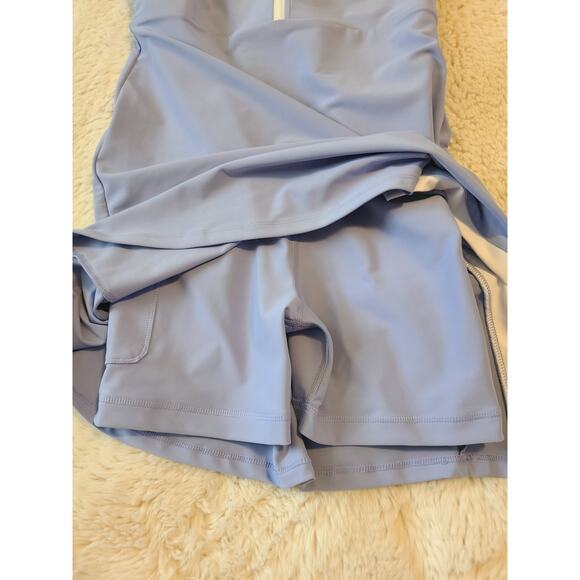 Sage Collective Women's Light Blue Active Dress with built in shorts size M - Picture 3 of 4